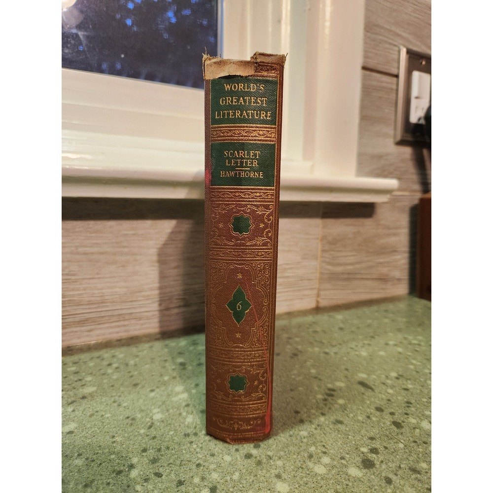 VTG 1937 Spencer Press World's Greatest Literature Scarlet Letter #6, SEE PICS